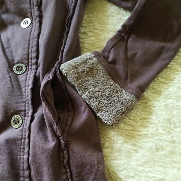 y2k purple cotton trench - Picture 3 of 11